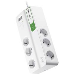 Zásuvková lišta s přepěťovou ochranou APC by Schneider Electric PM6U-GR PM6U-GR, počet zásuvek 6, IP20, 2.00 m, bílá
