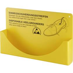 Nástěnný držák pro jednorázové pásky na paty Wolfgang Warmbier 2560.894.H, 1 ks, žlutá