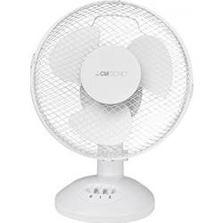 Stolní ventilátor Clatronic VL 3601, 23 xm, 30 W, (Ø x v) 23 cm x 29 cm, bílá