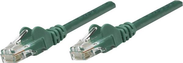 Intellinet 735322 RJ45 síťové kabely, propojovací kabely CAT 6 S/FTP 1.00 m zelená pozlacené kontakty 1 ks