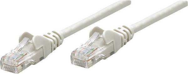 Intellinet 319812 RJ45 síťové kabely, propojovací kabely CAT 5e U/UTP 5.00 m šedá 1 ks