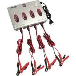 Automatická nabíjačka autobatérií Voltcraft, 16 A, 12 V, 4kanálové