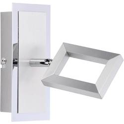 Nástěnný LED reflektor Brilliant Inigo 6957-55, 5 W, ocelová
