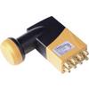 Satelitní konvertor pro připojení 8 SAT příjímačů Octo LNB Microelectronic 260006 Počet účastníků: 8 Velikost feedu: 40 mm pozlacené konektory