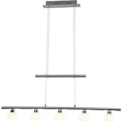 LED závěsný lustr Brilliant Tonja G70573/15, 25 W, teplá bílá, chrom