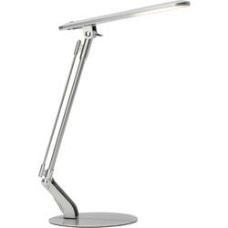 LED lampička na psací stůl Brilliant Brendan G94808/11, 6 W, studená bílá, titan