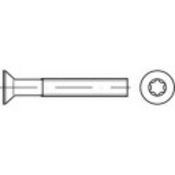 TOOLCRAFT  134580 zápustný šroub M4 35 mm T profil DIN 965   ocel galvanizováno zinkem 1000 ks