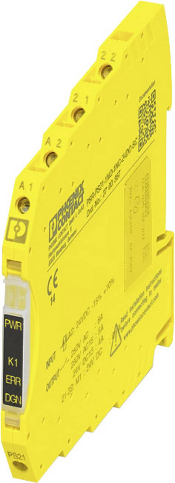 Phoenix Contact PSR-PS21-1NO-1NC-24DC-SC ochranné relé, 24 V/DC, 1 spínací kontakt, (š x v x h) 6.8 x 93.1 x 102.5 mm, 2700357, 1 ks