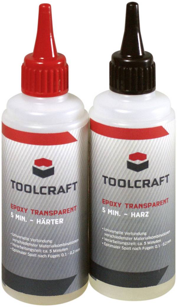 TOOLCRAFT 1347649 Epoxy, transparentní, 5  1 ks