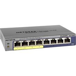 Síťový switch NETGEAR, GS108PE, 8 portů, 1 Gbit/s, funkce PoE