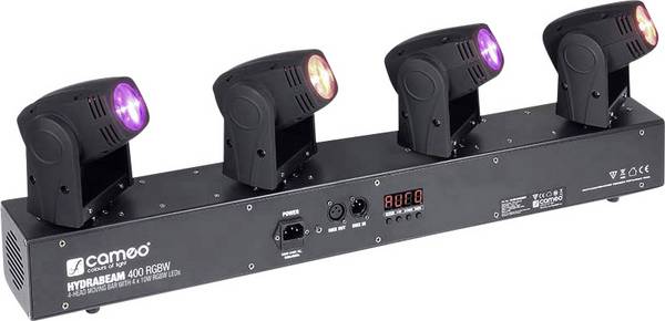 Cameo CLHB400RGBW Hydrabeam 400 RGBW LED otočná hlava  Počet LED:4 x 10 W