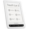 EBook čítačka 15.2 cm (6 ") PocketBook Touch Lux 3 biela