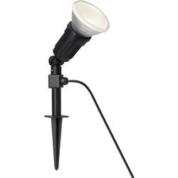 LED zahradní reflektor Brilliant Tibor G96231/06, E27, 12 W, černá