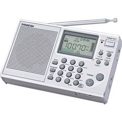 Svetový rádioprijímač Sangean ATS-405 Package, KW, MW, UKW, s USB nabíjačkou, strieborná
