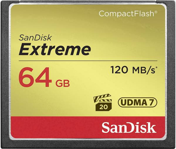 SanDisk Extreme® karta CF  64 GB