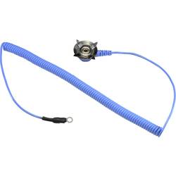 ESD zemnicí kabel k rohoži TRU COMPONENTS EkA-183-AD-R, 1.83 m