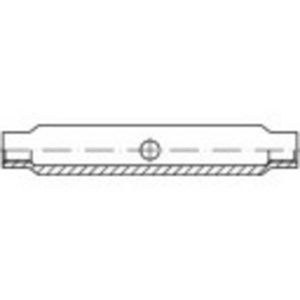 TOOLCRAFT 136557 matice napínáku  M6 ocel galvanizováno zinkem DIN 1478 10 ks