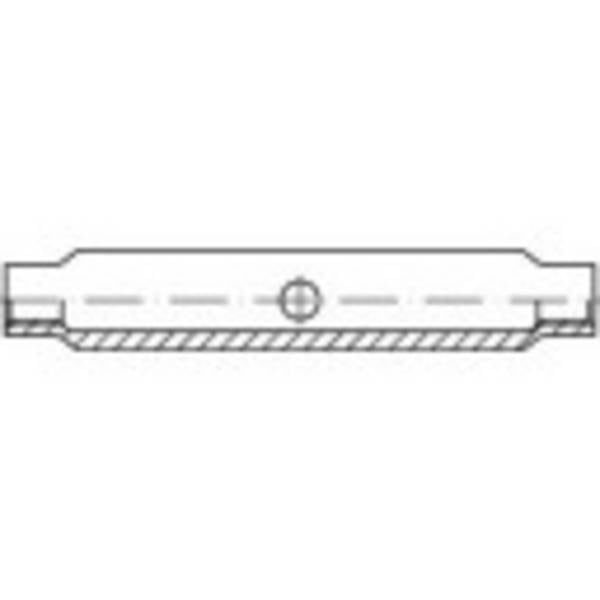 TOOLCRAFT 136558 matice napínáku  M8 ocel galvanizováno zinkem DIN 1478 10 ks