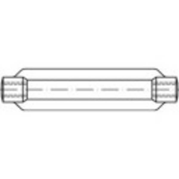 TOOLCRAFT 136588 matice napínáku  M20 ocel galvanizováno zinkem DIN 1480 1 ks