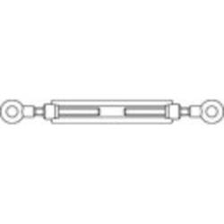 Matice napínáku TOOLCRAFT 1066896, N/A, M8, nerezová ocel, 1 ks