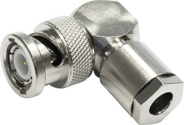 Telegärtner 100023301 100023301 BNC konektor zástrčka, zahnutá 50 Ω 1 ks