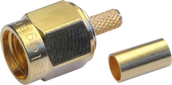 Telegärtner 100027631 100027631 SMA konektor zástrčka, rovná 50 Ω 1 ks