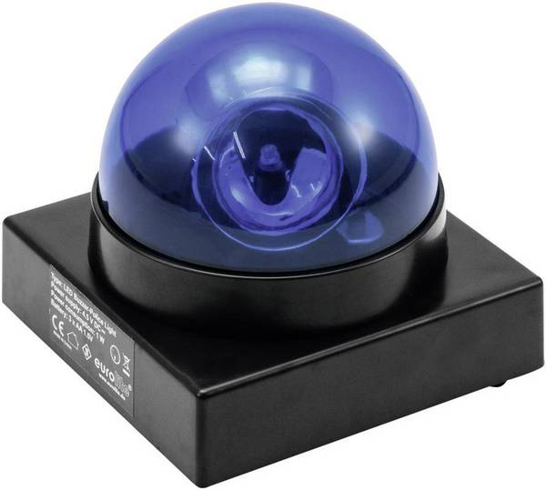 Eurolite 50603650 LED policejní maják  1 W modrá Počet žárovek: 1