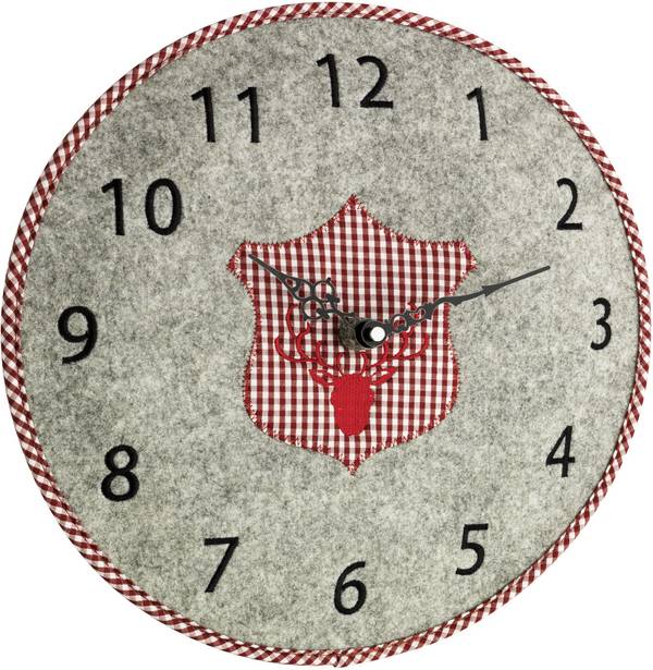 TFA Dostmann 60.3025.10 Quartz nástěnné hodiny 33 cm x 40 mm, šedá
