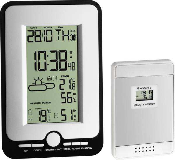 TFA Dostmann MULTY 35.1134.10 digitální bezdrátová meteostanice  Počet senzorů (max.) 3