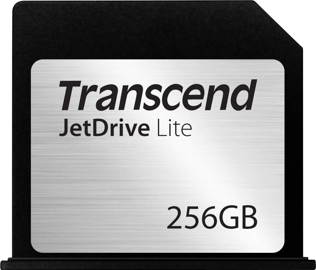 Paměťová karta Transcend JetDrive Lite o kapacitě 256 GB.