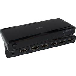 HDMI přepínač LogiLink HD0013, 5 portů, s dálkovým ovládáním, UHD N/A