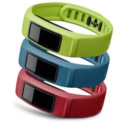 Náhradní řemínek pro Garmin vivofit 2, velikost = S, červená, modrá, zelená, 3 ks