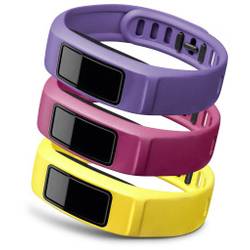 Náhradný remienok pre Garmin vivofit 2, veľkosť S, žltá, ružová, fialová, 3 ks