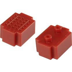Nepájivé kontaktní pole Conrad Components červená, Počet pólů 25, (d x š) 20 mm x 15 mm, 1 ks