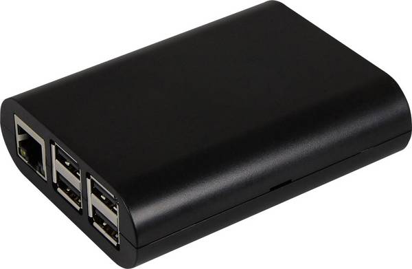 Joy-it RB-CASE+04B SBC skříň Vhodné pro (vývojové sady): Raspberry Pi®  černá