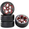 Kompletné kolesá pre cestné modely s ráfikmi a profilom pneumatík (P8MR + racing) Reely