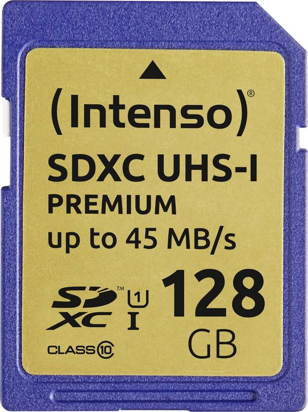 Intenso Premium paměťová karta SDXC  128 GB Class 10, UHS-I
