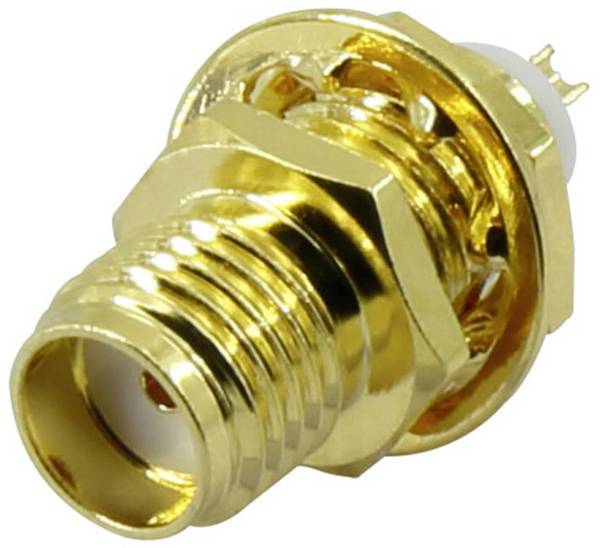 TRU COMPONENTS SMA-KHC-RG174 1372235 SMA konektor zásuvka, vestavná vertikální 50 Ω 1 ks