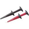 Sada bezpečnostných krokosvoriek Fluke AC280 1610115, zásuvka 4 mm , CAT IV 600 V, CAT III 1000 V, červená, čierna