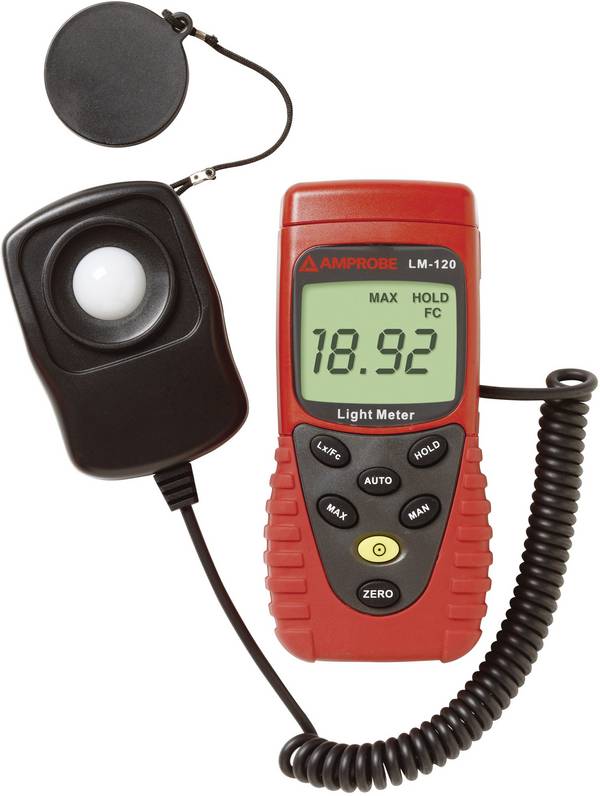 Beha Amprobe 3052353 LM-120 luxmetr Kalibrováno dle (ISO) 1 - 200000 lx
