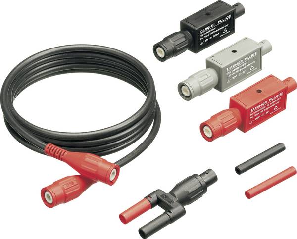 Fluke MA190 sada BNC měřicích kabelů   červená, černá