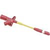 Bezpečnostná krokosvorka Fluke AC89 zásuvka 4 mm CAT IV 600 V, CAT III 1000 V, červená