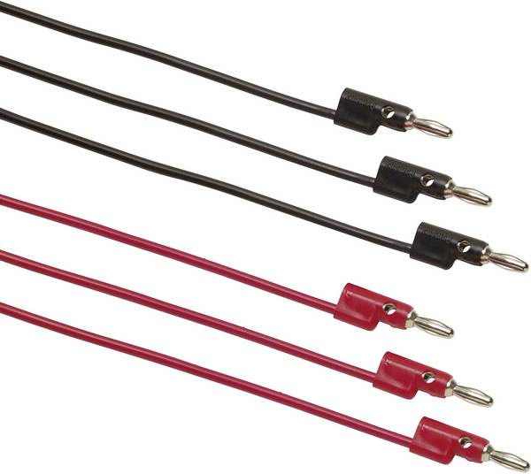 Fluke TL935 sada měřicích kabelů banánková zástrčka 4 mm  banánková zástrčka 4 mm  1.20 m červená, černá 1 ks