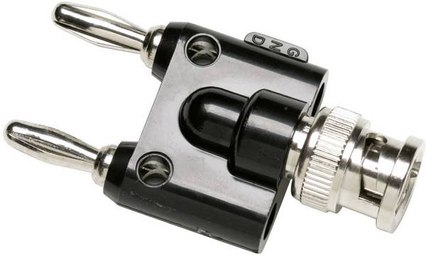 Fluke BP881 měřicí adaptér, BNC zástrčka - banánková zástrčka 4 mm , stohovatelná, černá