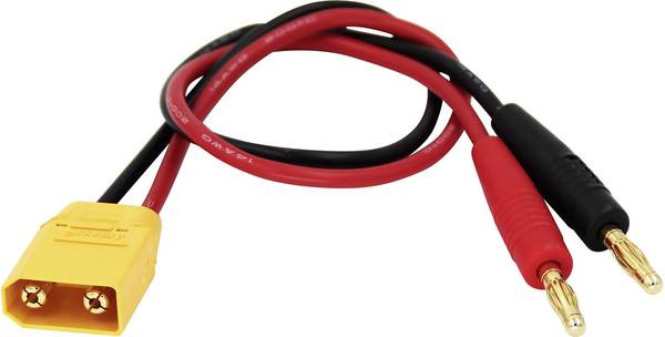 Reely nabíjecí kabel [2x banánková zástrčka 4 mm  - 1x XT90 zástrčka ] 30 cm   RE-6799044