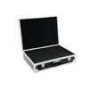 Transportný box/kufor Roadinger UK-Case FOAM 30126217, (d x š x v) 465 x 615 x 190 mm, čierna, strieborná