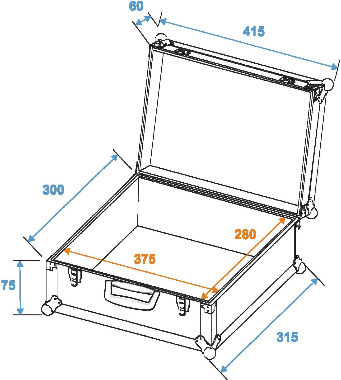 Roadinger 25 30126218 case (kufr) (d x š x v) 315 x 415 x 135 mm-3