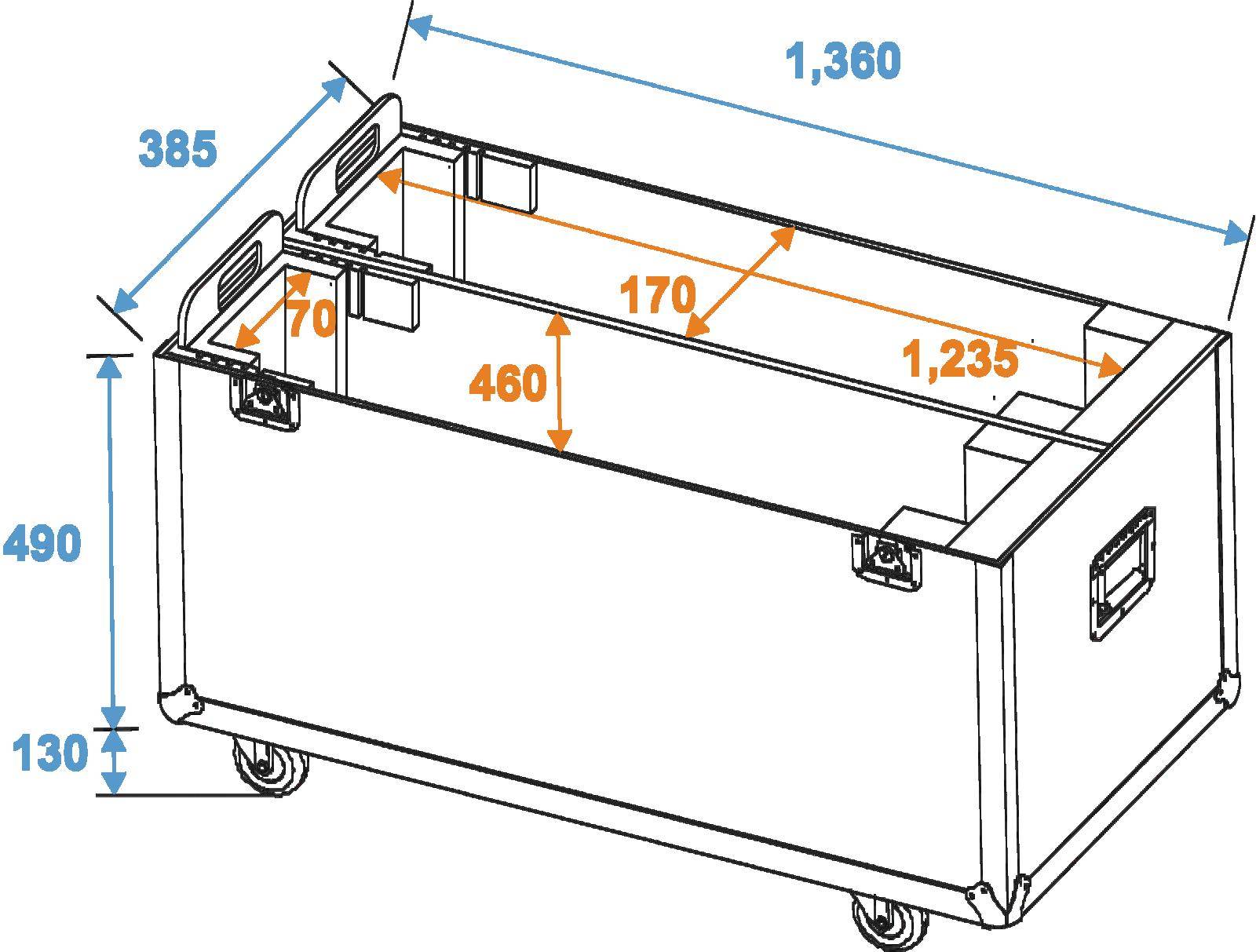 Roadinger LCD ZL50 case (kufr) (d x š x v) 385 x 1360 x 825 mm-3