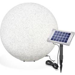 LED solárne dekoračné osvetlenie kameň Esotec Mega Stone 50 106022, IP65, sivá, RGB
