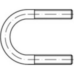 Třmen z kruhové oceli TOOLCRAFT 137762 N/A 23 mm M10 100 ks